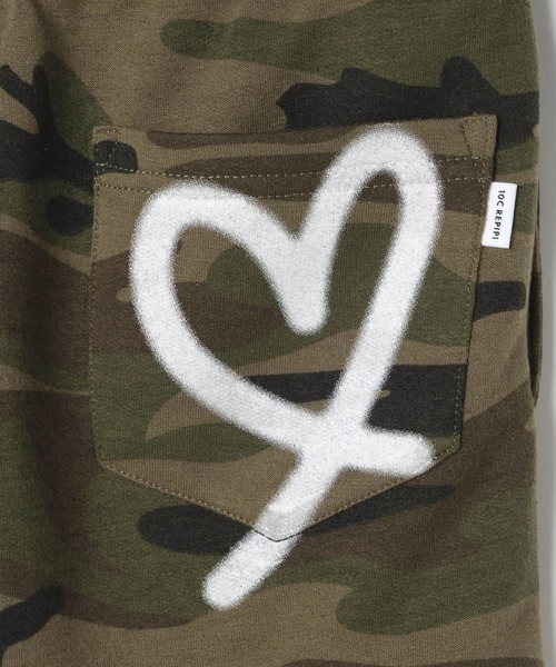 10C REPIPI（ジューシーレピピ）の「【10C REPIPI】BACKハートスプレーショートパンツ（その他パンツ・キッズ・グレー/ブラック/カモフラージュ・120cm/130cm/110cm）」の17枚目の写真