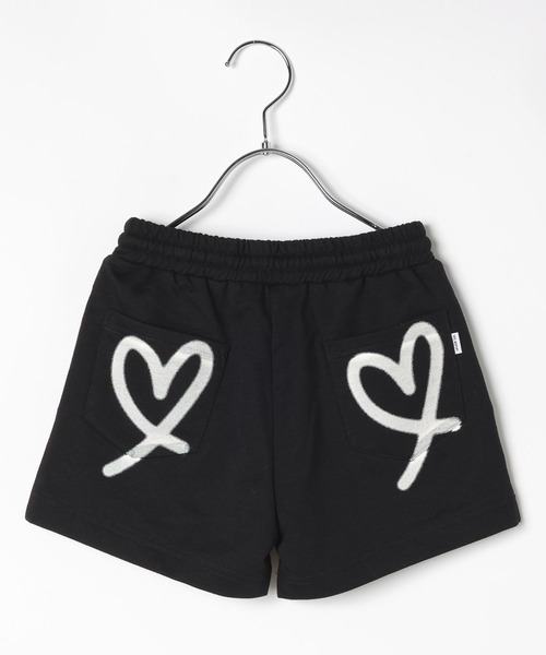 10C REPIPI（ジューシーレピピ）の「【10C REPIPI】BACKハートスプレーショートパンツ（その他パンツ・キッズ・グレー/ブラック/カモフラージュ・120cm/130cm/110cm）」の5枚目の写真