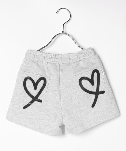 10C REPIPI（ジューシーレピピ）の「【10C REPIPI】BACKハートスプレーショートパンツ（その他パンツ・キッズ・グレー/ブラック/カモフラージュ・120cm/130cm/110cm）」の7枚目の写真