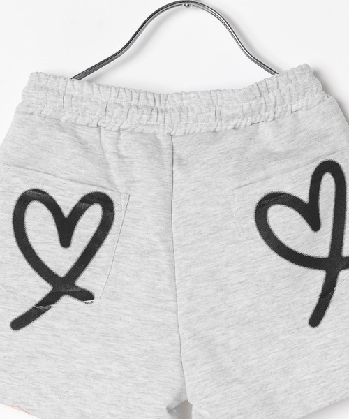 10C REPIPI（ジューシーレピピ）の「【10C REPIPI】BACKハートスプレーショートパンツ（その他パンツ・キッズ・グレー/ブラック/カモフラージュ・120cm/130cm/110cm）」の13枚目の写真