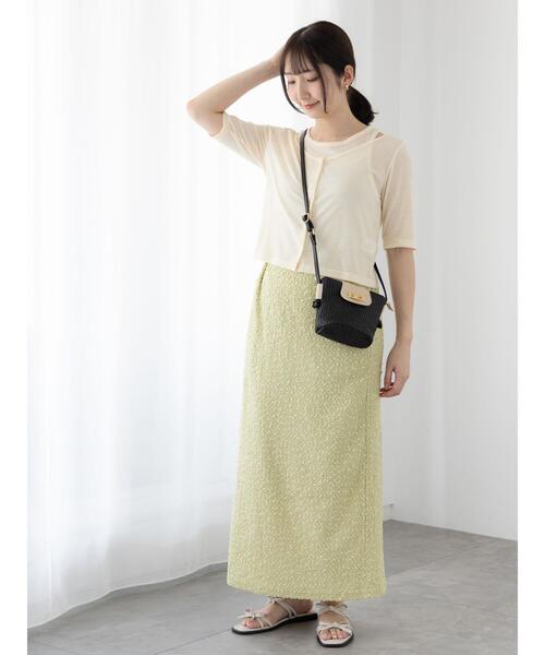 Te chichi TERRASSE(テチチテラス)の「シアーテレコレイヤードアンサンブル《2025summer catalog item》(その他トップス・レディース・ブラック/オフホワイト/ブルー・F)」の7枚目の写真