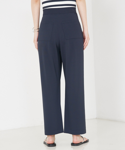 qualite(カリテ)の「【接触冷感】レーヨンストレッチニットパンツ/夏服/サマーニット/カセット服/セットアップ対応(その他パンツ・レディース・ブラウン/チャコールグレー・36/38)」の14枚目の写真