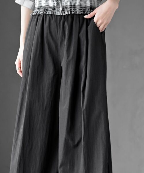 rps（アールピーエス）の「フロントタックイージーパンツ（その他パンツ・レディース・グレー/ブラック/ベージュ・フリー）」の8枚目の写真