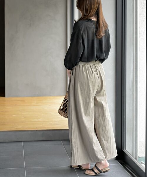 rps（アールピーエス）の「フロントタックイージーパンツ（その他パンツ・レディース・グレー/ブラック/ベージュ・フリー）」の14枚目の写真