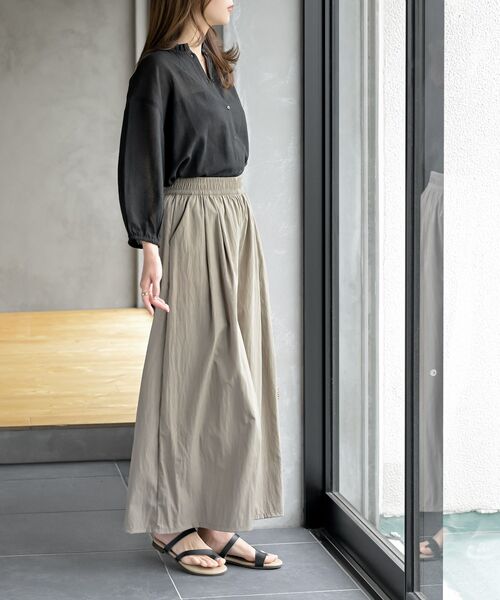 rps（アールピーエス）の「フロントタックイージーパンツ（その他パンツ・レディース・グレー/ブラック/ベージュ・フリー）」の15枚目の写真