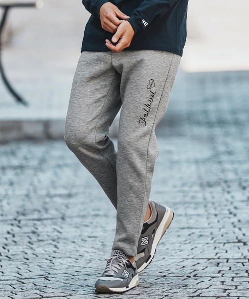 felkod（フィルコッド）の「mp13759- Print Cardboard Knit Pants ダンボールパンツ（その他パンツ・メンズ・ブラック/トップグレー/ネイビー・S/M/L/XL）」の2枚目の写真