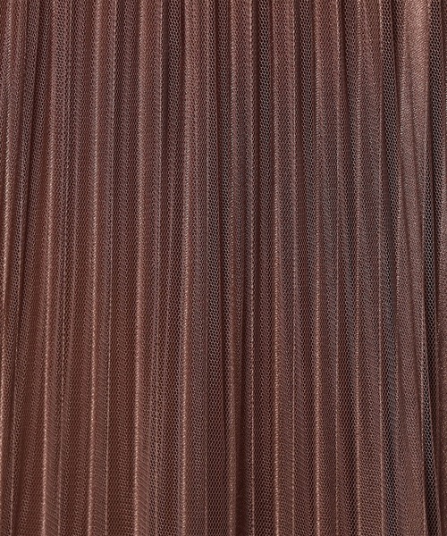 Grand PARK（グランドパーク）の「チュール＆プリーツ ティアードフレアスカート（スカート・レディース・ブラック/ブラウン・FREE）」の13枚目の写真