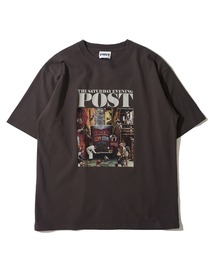 TETE HOMME（テットオム）の「【THE SATURDAY EVENING POST】Road block グラフィックプリントTシャツ（Tシャツ/カットソー）」