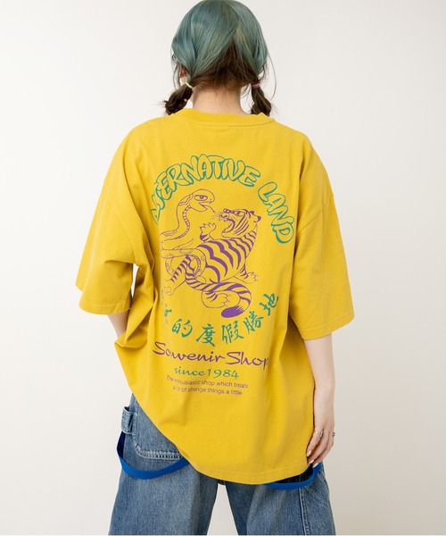 RNA（アールエヌエー）の「M2503 ヘビトラＢＩＧ　Ｔ（Tシャツ/カットソー・レディース・ブラック/ホワイト/イエロー・MEDIUM）」の14枚目の写真