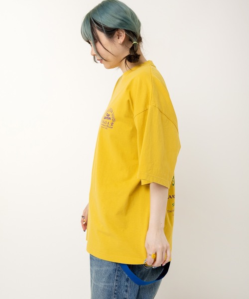RNA（アールエヌエー）の「M2503 ヘビトラＢＩＧ　Ｔ（Tシャツ/カットソー・レディース・ブラック/ホワイト/イエロー・MEDIUM）」の13枚目の写真