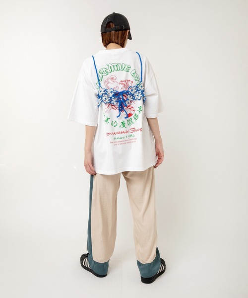 RNA（アールエヌエー）の「M2503 ヘビトラＢＩＧ　Ｔ（Tシャツ/カットソー・レディース・ブラック/ホワイト/イエロー・MEDIUM）」の22枚目の写真