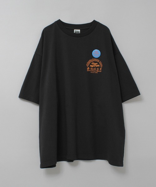 RNA（アールエヌエー）の「M2503 ヘビトラＢＩＧ　Ｔ（Tシャツ/カットソー・レディース・ブラック/ホワイト/イエロー・MEDIUM）」の10枚目の写真