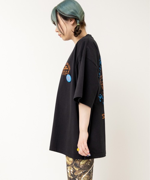 RNA（アールエヌエー）の「M2503 ヘビトラＢＩＧ　Ｔ（Tシャツ/カットソー・レディース・ブラック/ホワイト/イエロー・MEDIUM）」の9枚目の写真