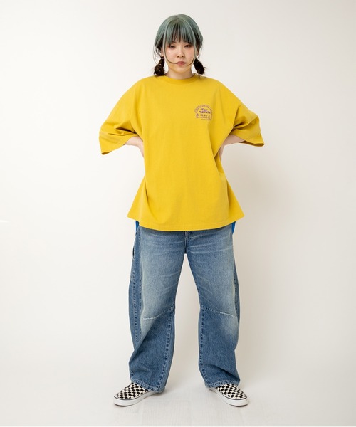 RNA(アールエヌエー)の「M2503 ヘビトラBIG T(Tシャツ/カットソー・レディース・ブラック/ホワイト/イエロー・MEDIUM)」の21枚目の写真