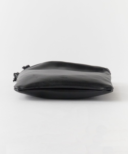 NOTHING WRITTEN（ナッシングリトゥン）の「NOTHING WRITTEN / ナッシングリトゥン FATU SHOULDER BAG ショルダーバック（ショルダーバッグ・レディース・ダークブラウン/ホワイト/ブラック・FREE）」の4枚目の写真