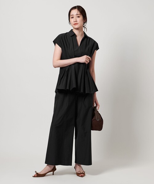 UNITED ARROWS（ユナイテッドアローズ）の「MANTECO POP フレンチスリーブ ブラウス（シャツ/ブラウス・レディース・その他7/ダークグレー/ブラック/ライトブルー・FREE）」の11枚目の写真