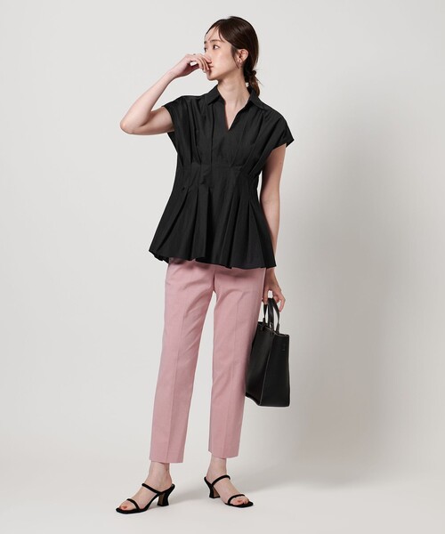 UNITED ARROWS（ユナイテッドアローズ）の「MANTECO POP フレンチスリーブ ブラウス（シャツ/ブラウス・レディース・その他7/ダークグレー/ブラック/ライトブルー・FREE）」の12枚目の写真