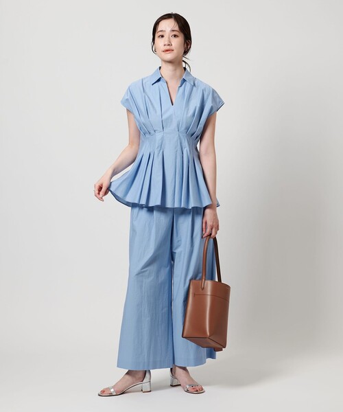 UNITED ARROWS（ユナイテッドアローズ）の「MANTECO POP フレンチスリーブ ブラウス（シャツ/ブラウス・レディース・その他7/ダークグレー/ブラック/ライトブルー・FREE）」の17枚目の写真