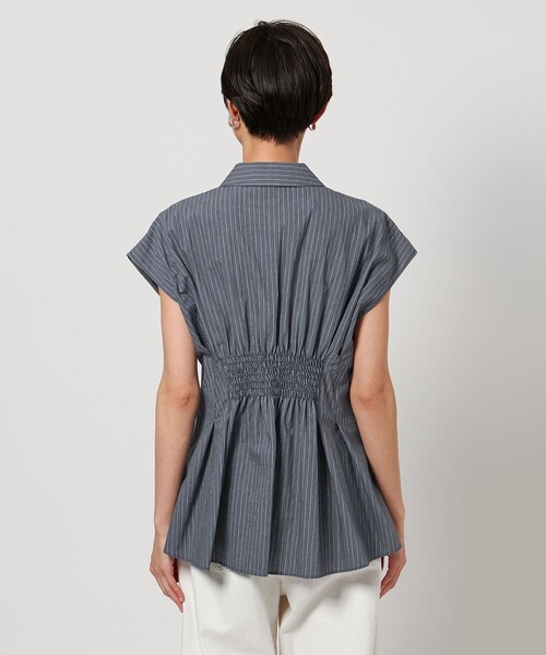 UNITED ARROWS（ユナイテッドアローズ）の「MANTECO POP フレンチスリーブ ブラウス（シャツ/ブラウス・レディース・その他7/ダークグレー/ブラック/ライトブルー・FREE）」の20枚目の写真