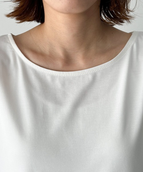 CANAL JEAN（キャナルジーン）の「El mar　レーヨンストレッチタンクトップ（タンクトップ・レディース・ライトグレー/ブラック/アイボリー・ONE SIZE）」の15枚目の写真