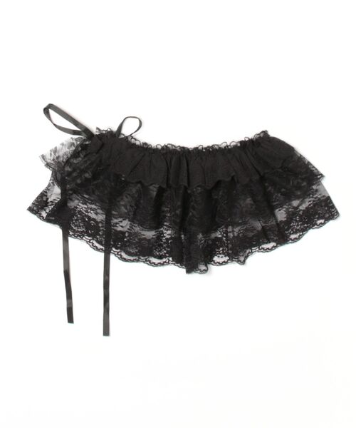 IMARI（イマリ）の「【 IMARI / イマリ 】 レース フリル レイヤード スカート #（スカート・レディース・ブラック/ホワイト/ホワイト系その他・FREE）」の14枚目の写真