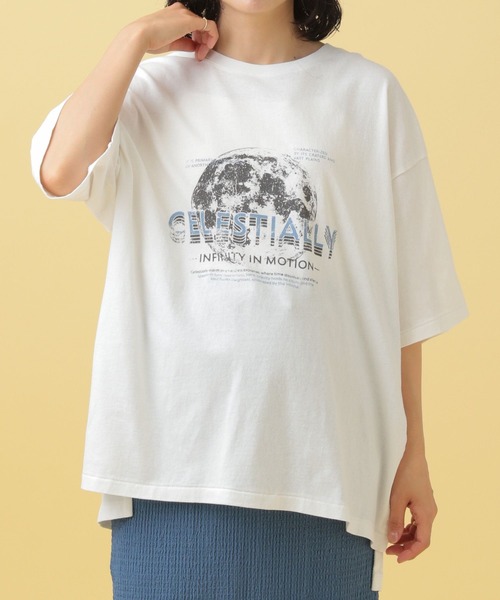 レプシィムLEPSIM NEWSプリントロンT白ホワイト新品タグ付き 楽天市場】NEWSプリントロンT LEPSIM レプシィム トップス