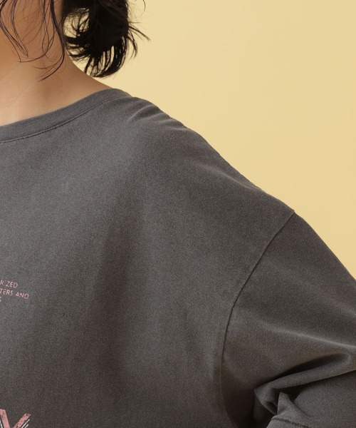 LEPSIM（レプシィム）の「【産前・産後対応】マタニティ／スペースプリントTSS　498579（マタニティウェア/グッズ・レディース・チャコールグレー/オフホワイト・FREE）」の14枚目の写真