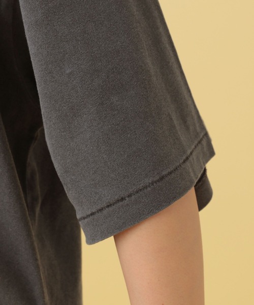 LEPSIM（レプシィム）の「【産前・産後対応】マタニティ／スペースプリントTSS　498579（マタニティウェア/グッズ・レディース・チャコールグレー/オフホワイト・FREE）」の16枚目の写真