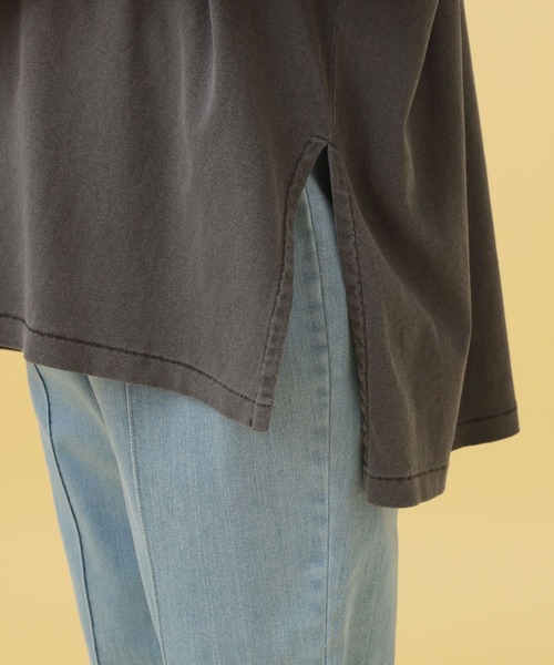 LEPSIM（レプシィム）の「【産前・産後対応】マタニティ／スペースプリントTSS　498579（マタニティウェア/グッズ・レディース・チャコールグレー/オフホワイト・FREE）」の17枚目の写真