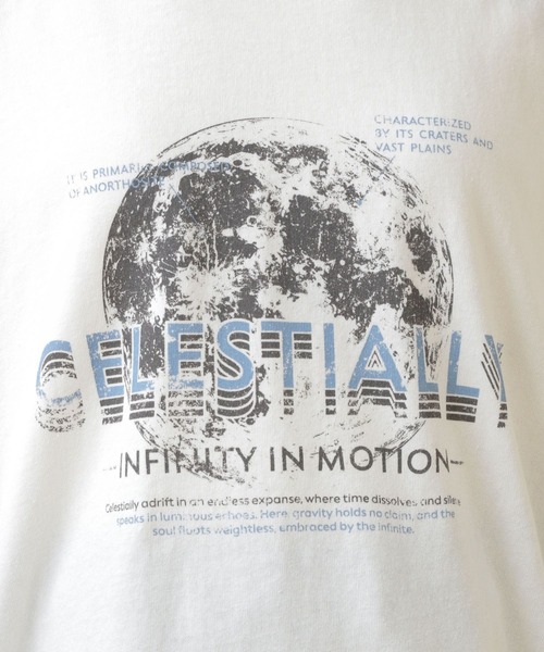 LEPSIM（レプシィム）の「【産前・産後対応】マタニティ／スペースプリントTSS　498579（マタニティウェア/グッズ・レディース・チャコールグレー/オフホワイト・FREE）」の9枚目の写真