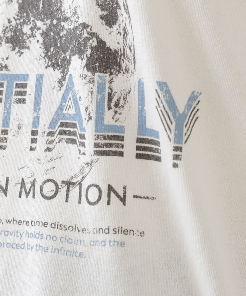 LEPSIM（レプシィム）の「【産前・産後対応】マタニティ／スペースプリントTSS　498579（マタニティウェア/グッズ・レディース・チャコールグレー/オフホワイト・FREE）」の10枚目の写真