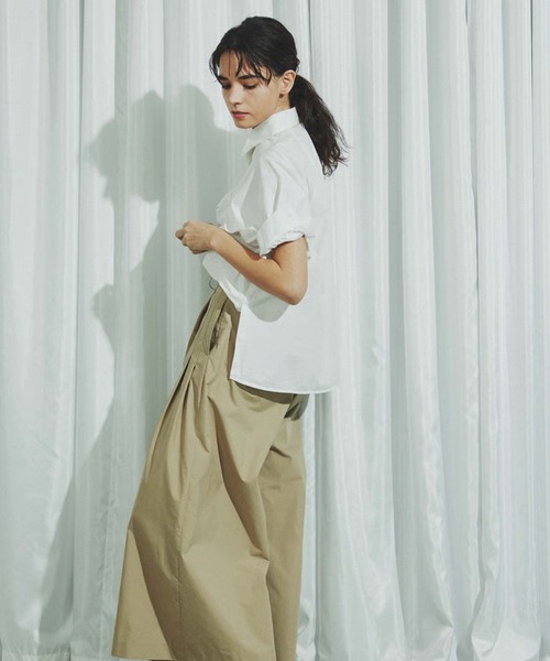 c/est(シーエ)の「c/est/シーエ LYDIA シャツブラウス 秋物 秋服 2026年秋冬(シャツ/ブラウス・レディース・オフホワイト・FREE)」の4枚目の写真