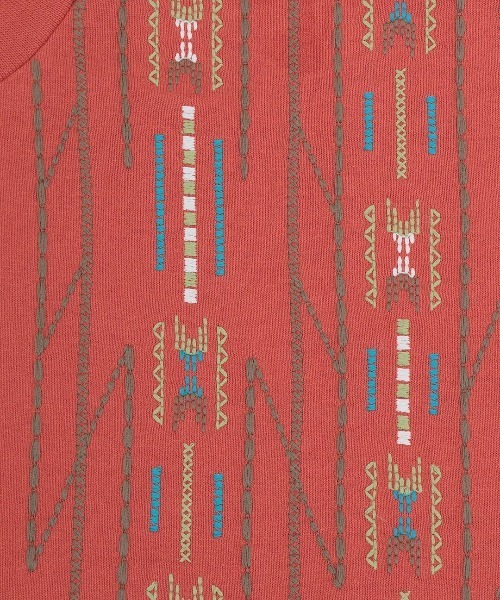 チチカカ（チチカカ）の「チマヨステッチロングTシャツ（Tシャツ/カットソー・レディース・ブラック/オフホワイト/レッド・FREE）」の16枚目の写真