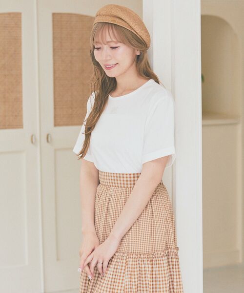 Areeam(アリーム)の「AREEAMロゴTシャツ(Tシャツ/カットソー・レディース・ブラック/オフホワイト・FREE)」の16枚目の写真