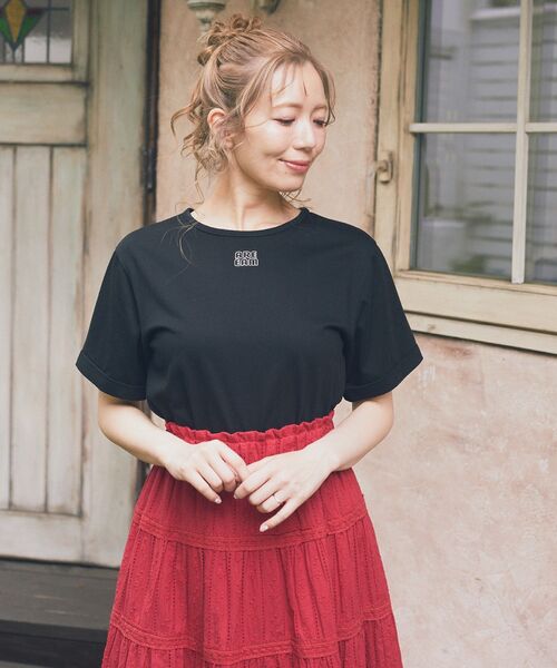 Areeam(アリーム)の「AREEAMロゴTシャツ(Tシャツ/カットソー・レディース・ブラック/オフホワイト・FREE)」の22枚目の写真