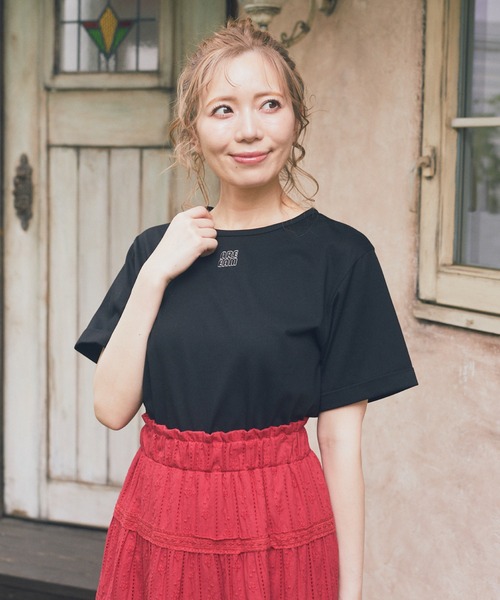 Areeam(アリーム)の「AREEAMロゴTシャツ(Tシャツ/カットソー・レディース・ブラック/オフホワイト・FREE)」の10枚目の写真