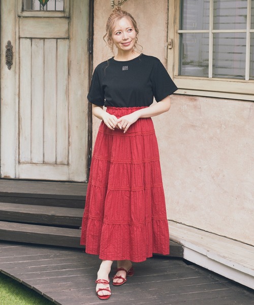 Areeam(アリーム)の「AREEAMロゴTシャツ(Tシャツ/カットソー・レディース・ブラック/オフホワイト・FREE)」の8枚目の写真