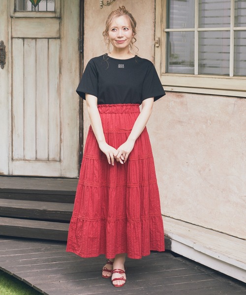 Areeam(アリーム)の「AREEAMロゴTシャツ(Tシャツ/カットソー・レディース・ブラック/オフホワイト・FREE)」の7枚目の写真