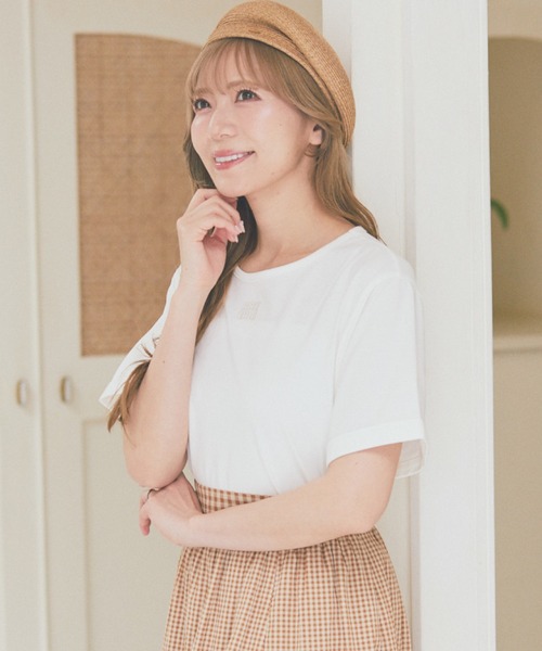 Areeam(アリーム)の「AREEAMロゴTシャツ(Tシャツ/カットソー・レディース・ブラック/オフホワイト・FREE)」の4枚目の写真