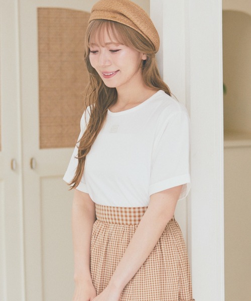 Areeam(アリーム)の「AREEAMロゴTシャツ(Tシャツ/カットソー・レディース・ブラック/オフホワイト・FREE)」の5枚目の写真