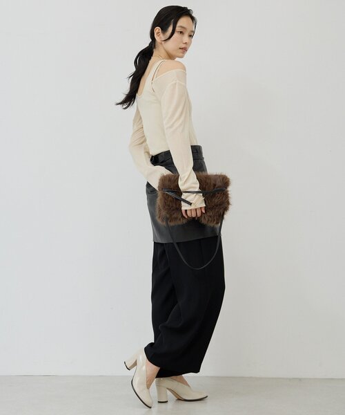 GALLARDAGALANTE（ガリャルダガランテ）の「レザーラップスカート（スカート・レディース・ブラック・FREE）」の10枚目の写真