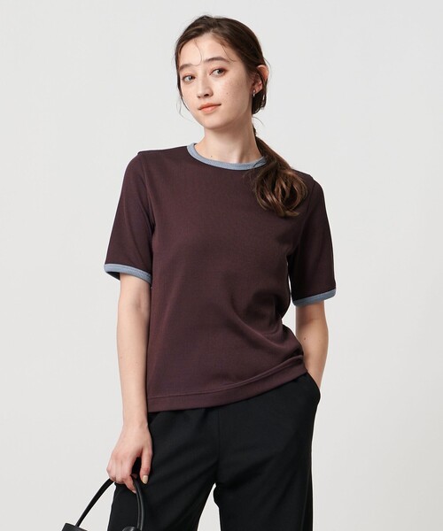 新品 UNITED ARROWS バイカラーリバーケープ ネイビー グレー バイカラー リバー ケープ