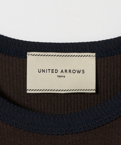 リブバイカラーパイピング ショートスリーブカットソー（Tシャツ