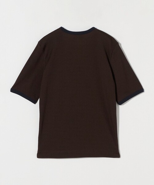 リブバイカラーパイピング ショートスリーブカットソー（Tシャツ