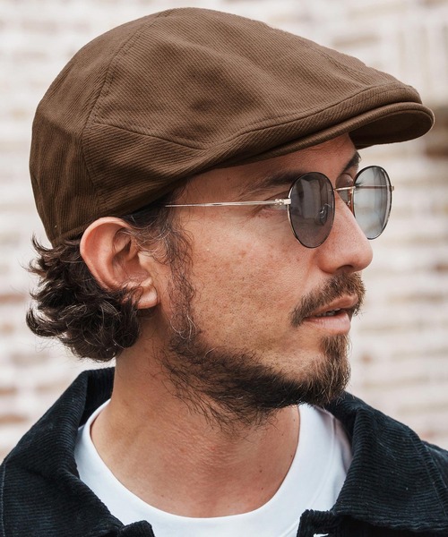 CAMBIO(カンビオ)の「mko12976-Functional Fit Hunting Cap ハンチング(ハンチング/ベレー帽・メンズ・ブラック/ベージュ/ブラウン・FREE)」の3枚目の写真