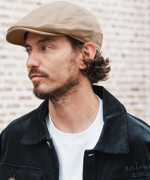 CAMBIO(カンビオ)の「mko12976-Functional Fit Hunting Cap ハンチング(ハンチング/ベレー帽・メンズ・ブラック/ベージュ/ブラウン・FREE)」の6枚目の写真