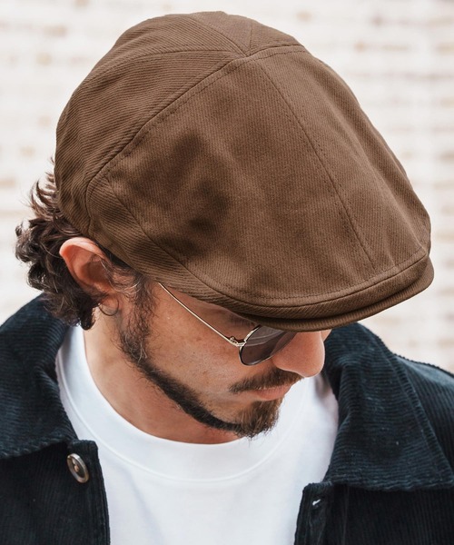 CAMBIO(カンビオ)の「mko12976-Functional Fit Hunting Cap ハンチング(ハンチング/ベレー帽・メンズ・ブラック/ベージュ/ブラウン・FREE)」の7枚目の写真
