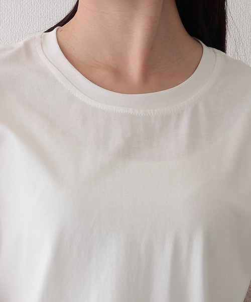 Lace Ladies（レースレディース）の「パフ袖 リボン フラワーレース デザイン カットソー（Tシャツ/カットソー・レディース・ホワイト・XL/M/S）」の9枚目の写真