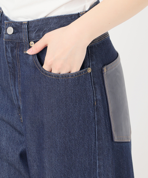 B.C STOCK(ベーセーストック)の「ウォッシャブル / DU JOUR/デュ ジュール 3D-CURVE JEAN(デニムパンツ・レディース・ネイビー/ピンク系その他・36/38)」の18枚目の写真