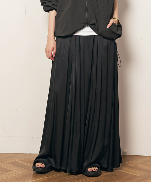 AP STUDIO エーピーストゥディオ スカート New ツイルフレアスカート（スカート）｜AP STUDIO（エーピー